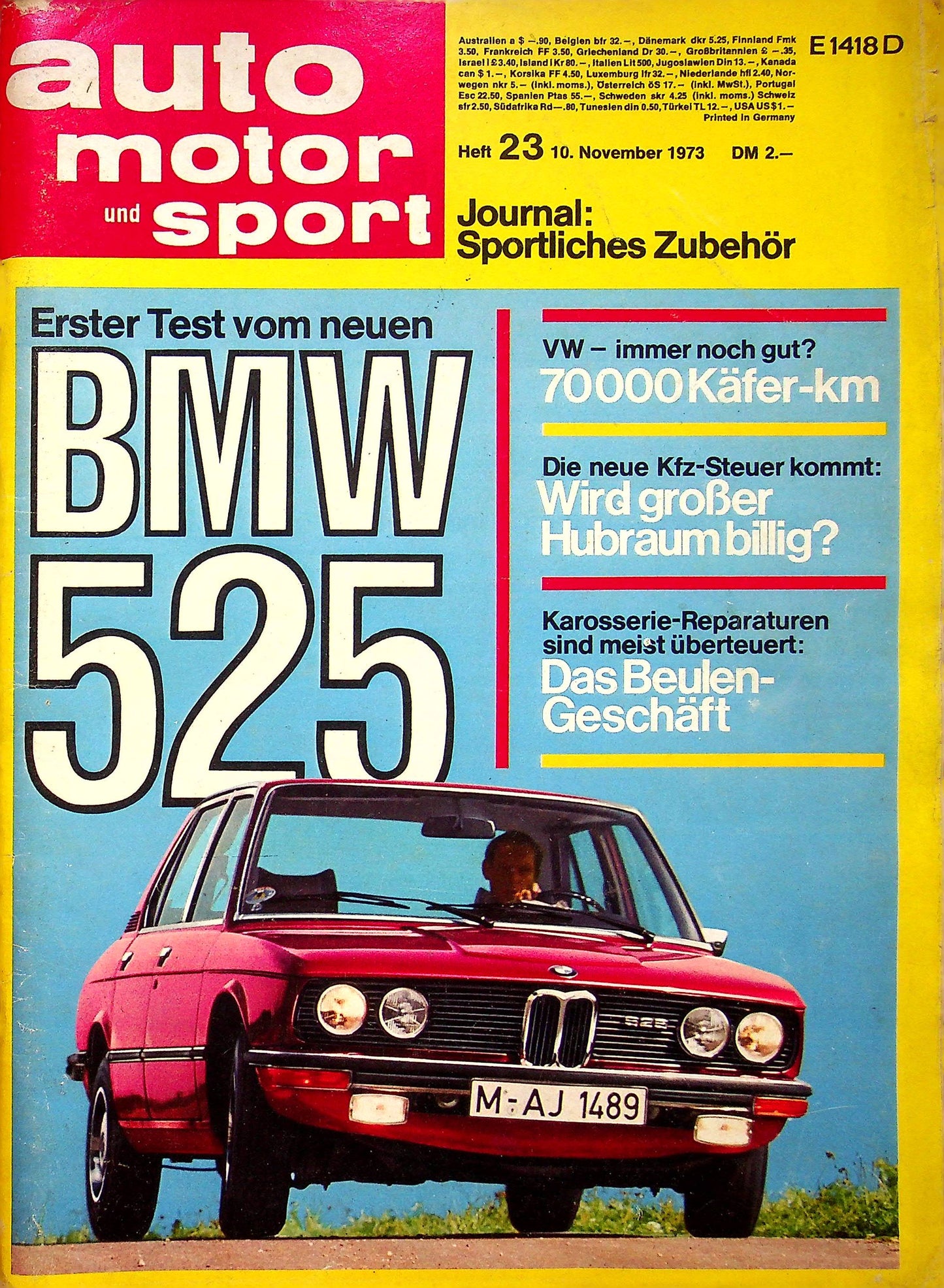 Auto Motor und Sport 23/1973