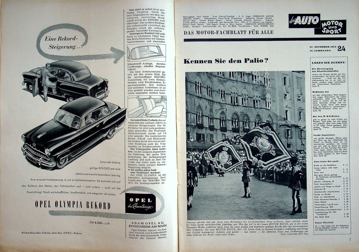 Auto Motor und Sport 24/1954