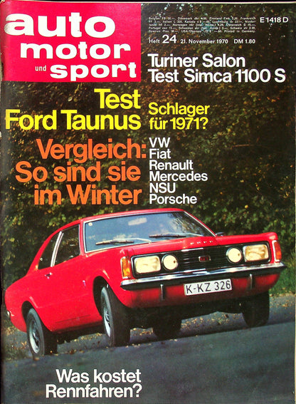 Auto Motor und Sport 24/1970