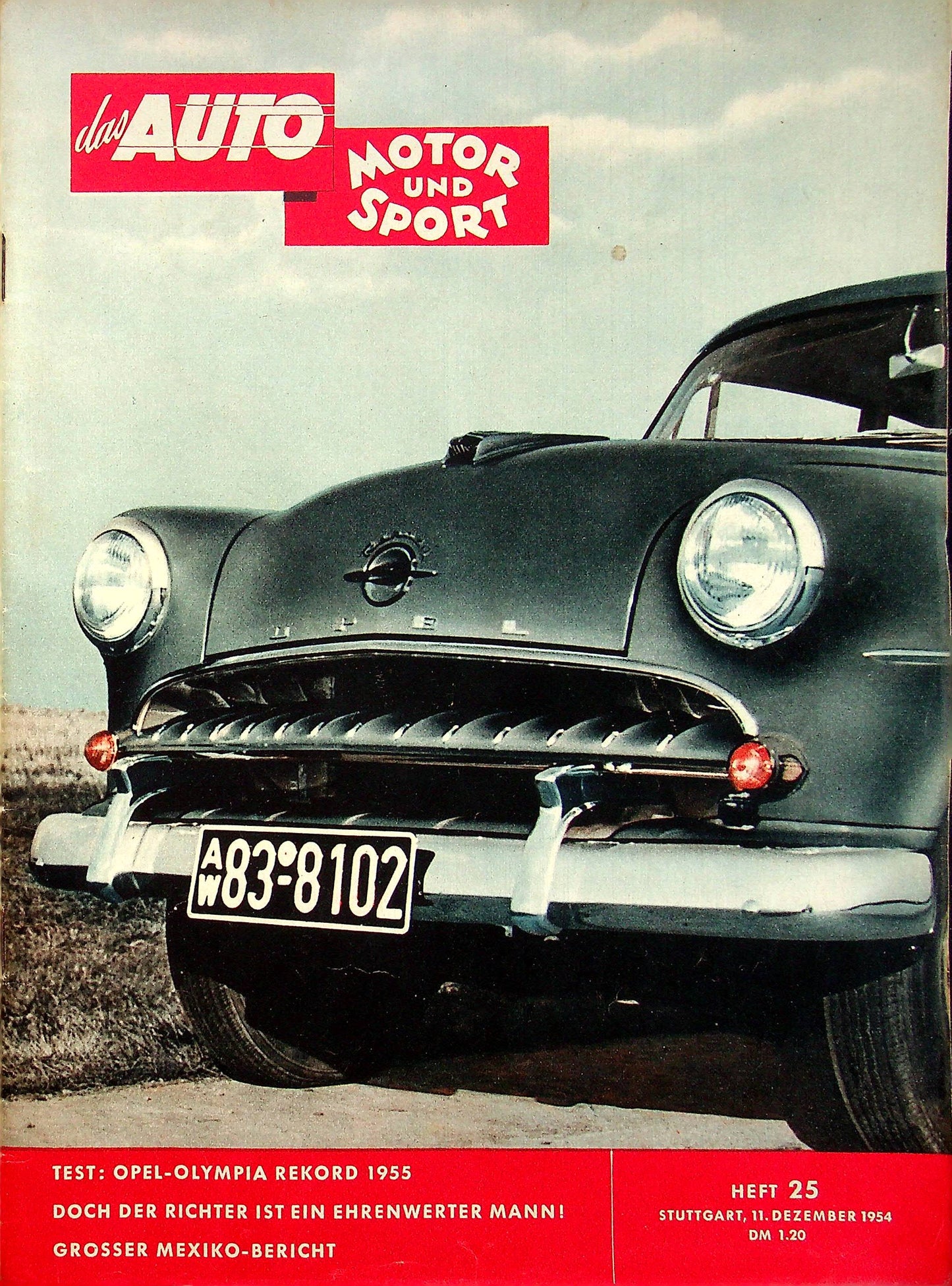 Auto Motor und Sport 25/1954