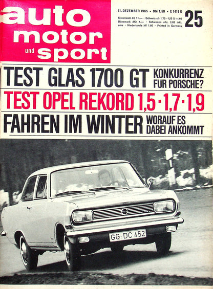 Auto Motor und Sport 25/1965