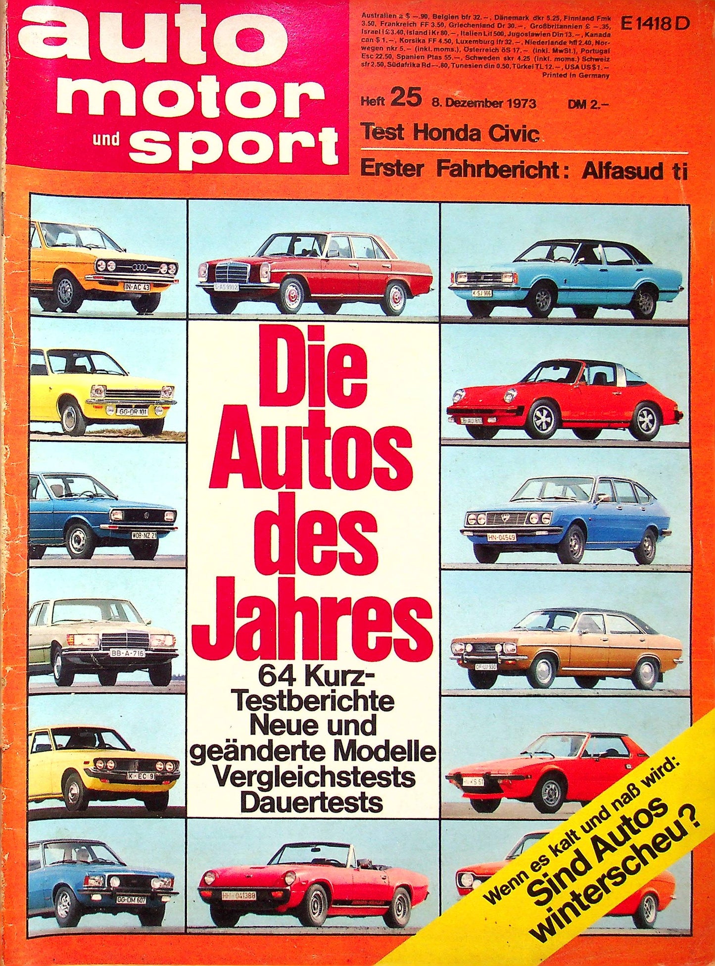 Auto Motor und Sport 25/1973