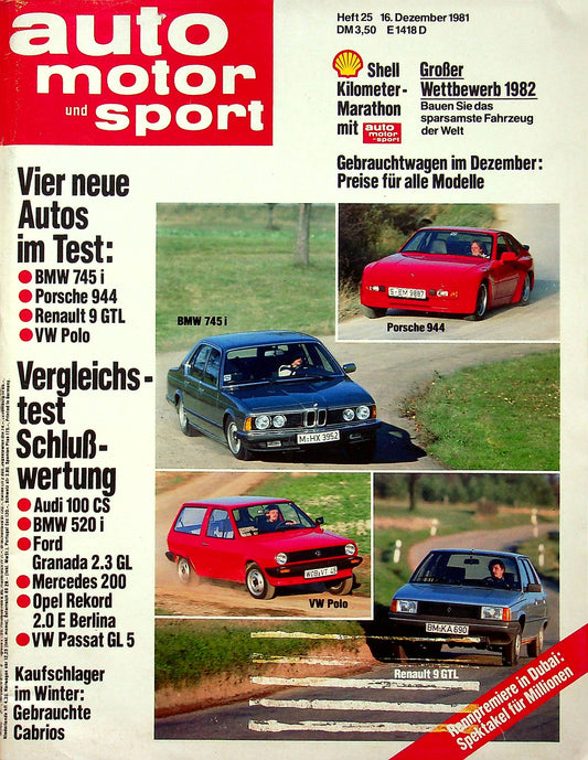 Auto Motor und Sport 25/1981