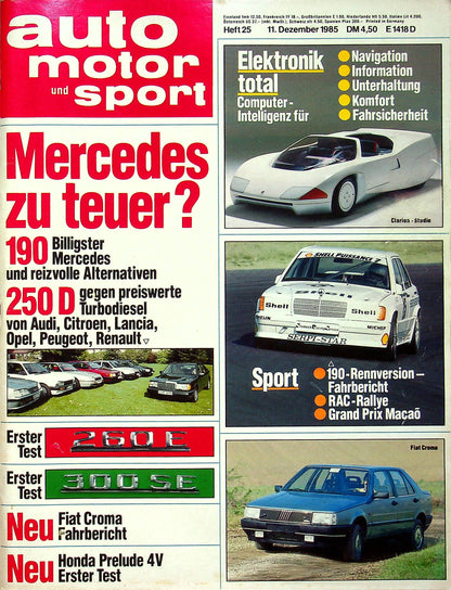 Auto Motor und Sport 25/1985