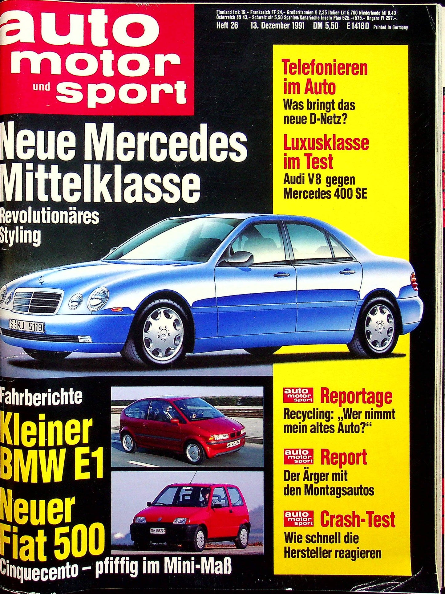 Auto Motor und Sport 25/1991