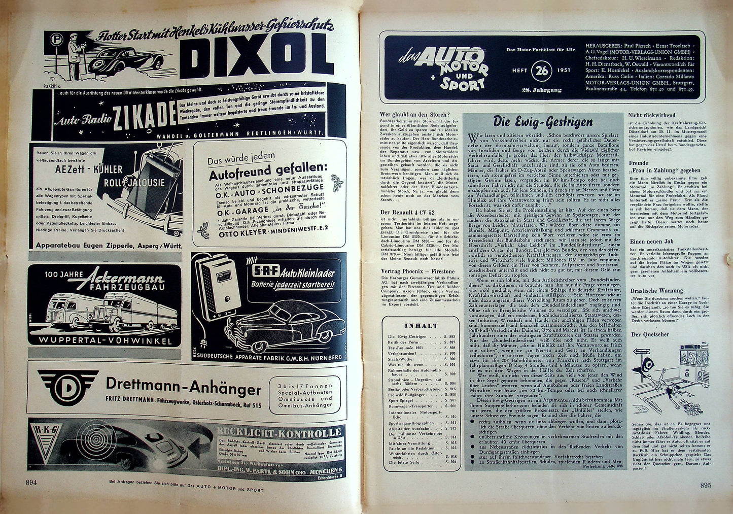 Auto Motor und Sport 26/1951