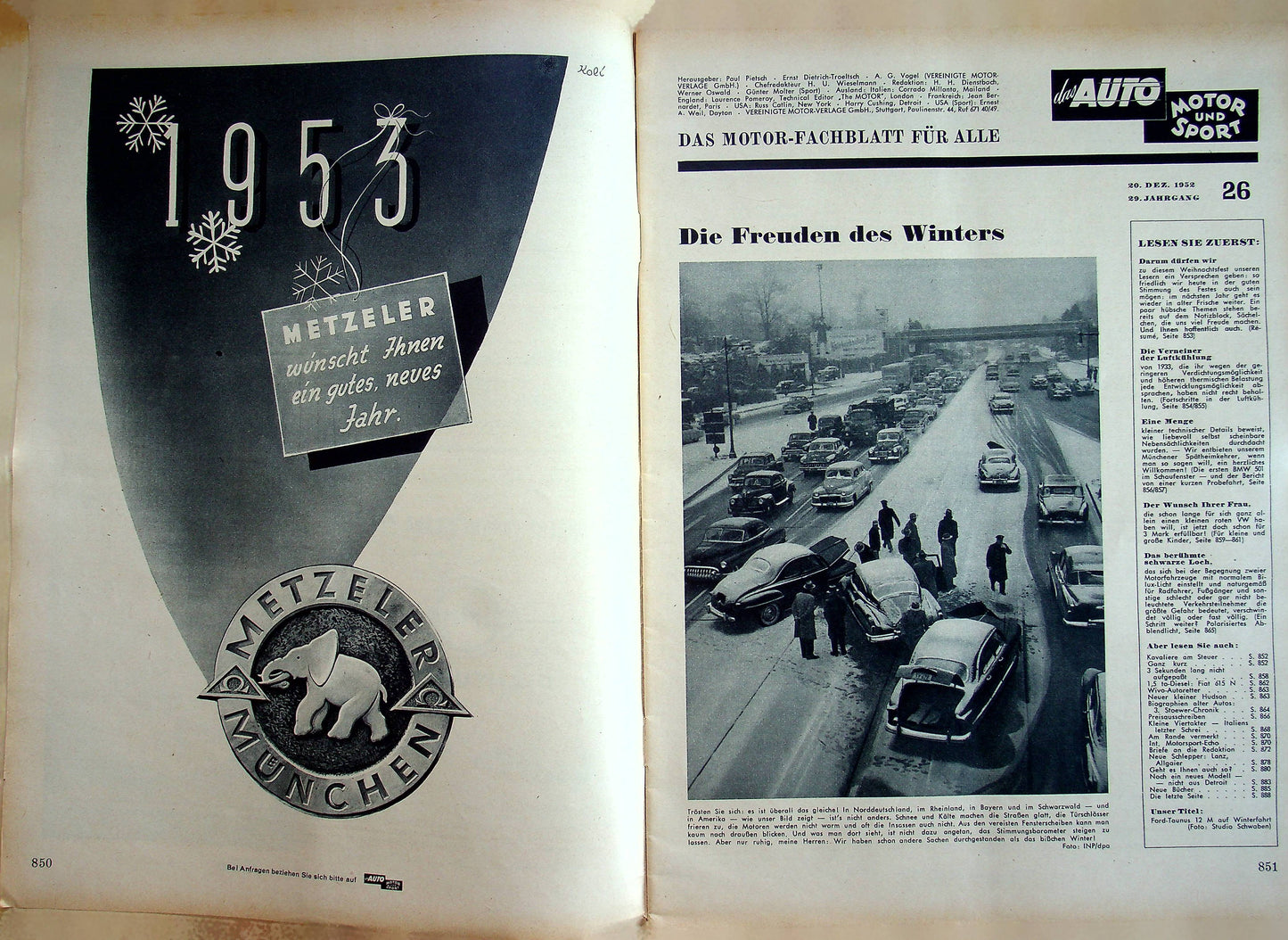 Auto Motor und Sport 26/1952