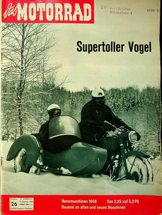 Motorrad 26/1958