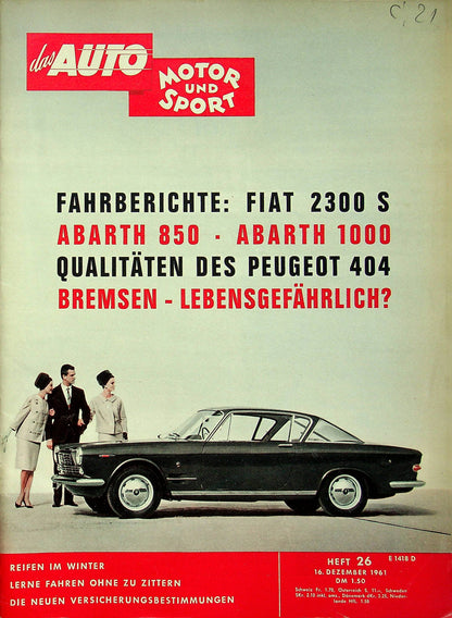 Auto Motor und Sport 26/1961
