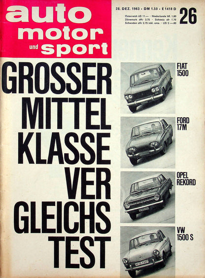 Auto Motor und Sport 26/1963