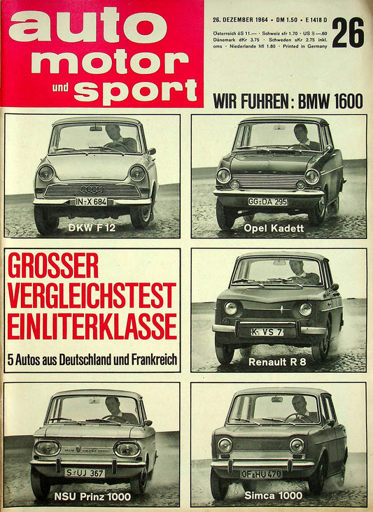 Auto Motor und Sport 26/1964