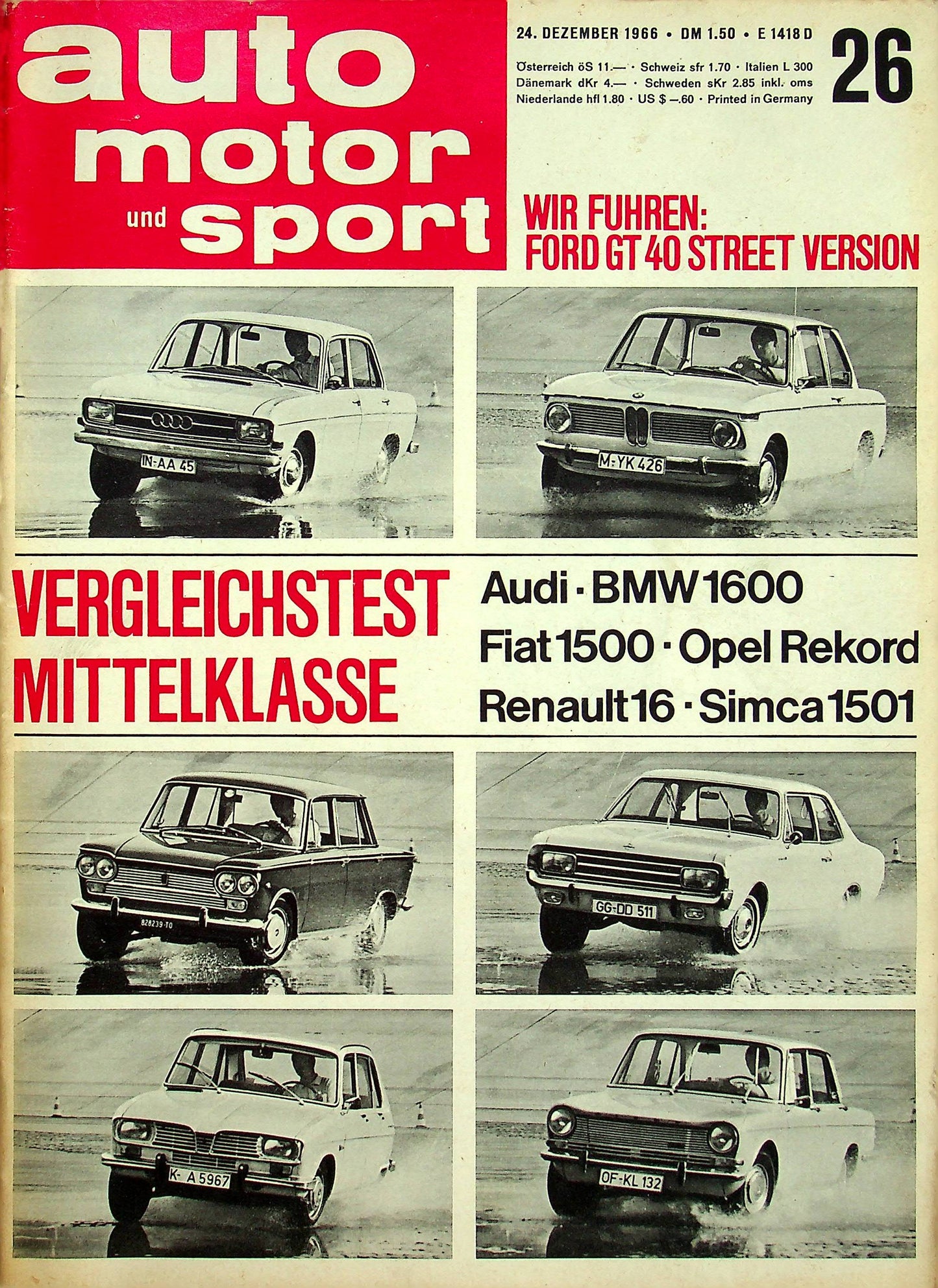 Auto Motor und Sport 26/1966