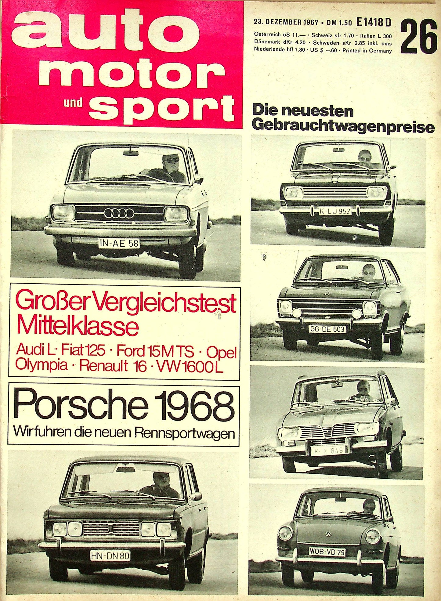 Auto Motor und Sport 26/1967